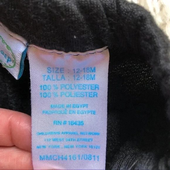 Disney  Brand Black Sweatpants Size 12-18 Months - Picture 7 of 11